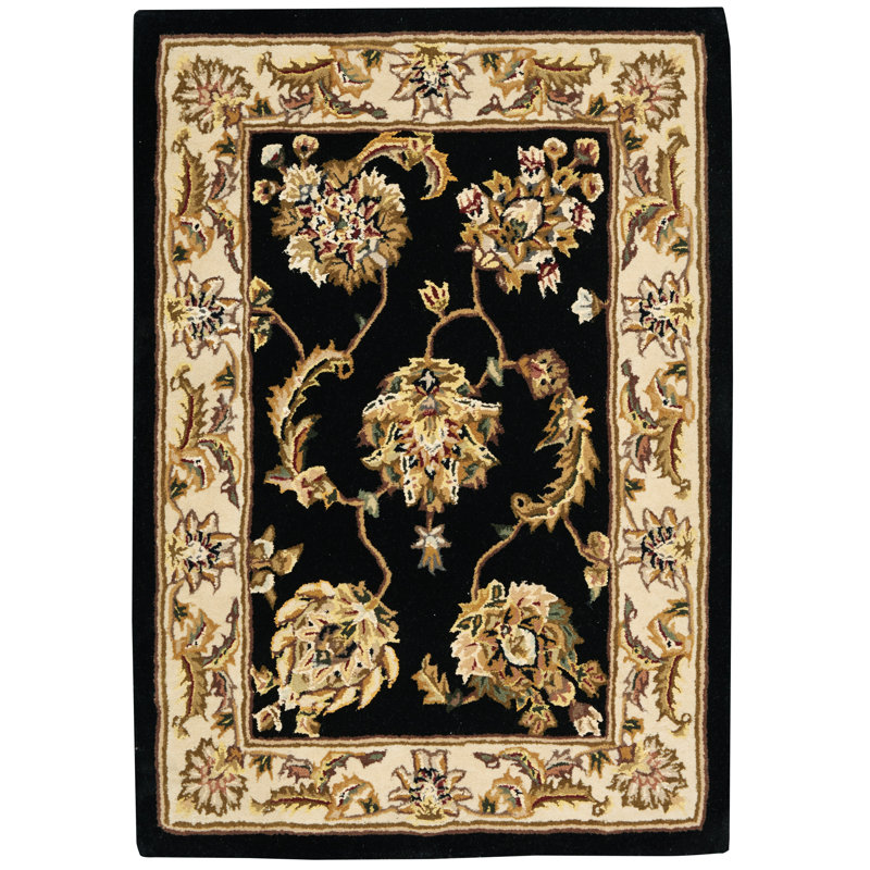 Oberry Silk Oriental Indoor Rug, Rectangle 2' x 3'