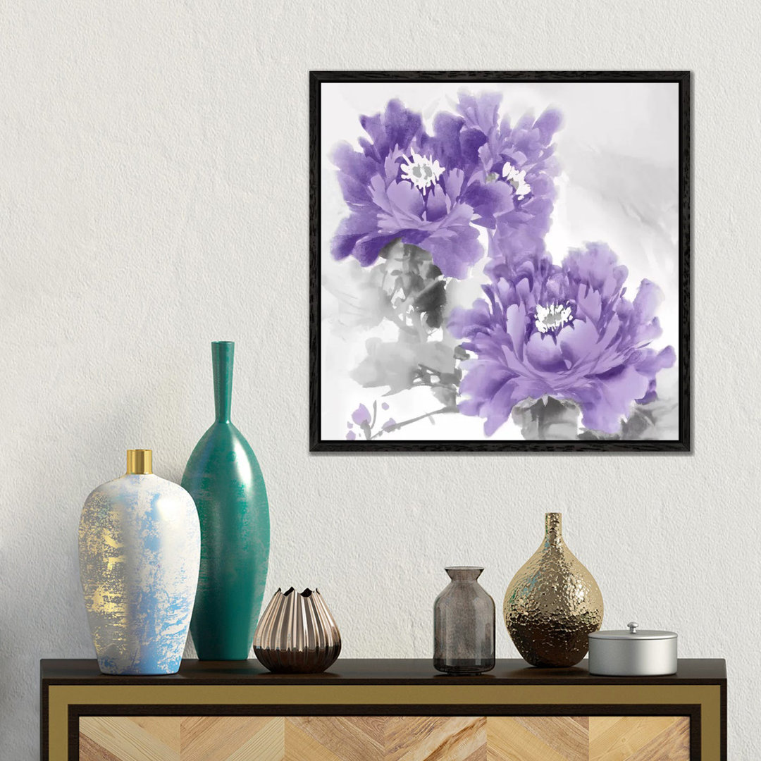 Leinwandbild Flower Bloom in Amethyst I von Jesse Stevens