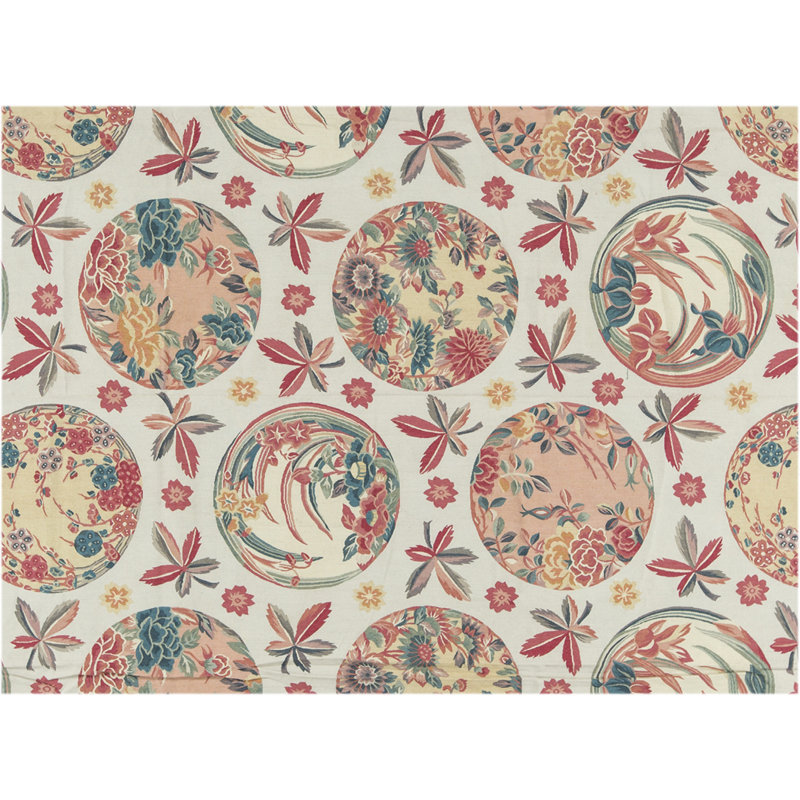 Aubusson Renaissance Wool Floral Area Rug