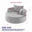 Canapé éponge Boneless, fauteuil-lit moderne moelleux-531973692-506247923