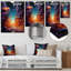 - Collages abstraits, impression murale en métal-1928994717