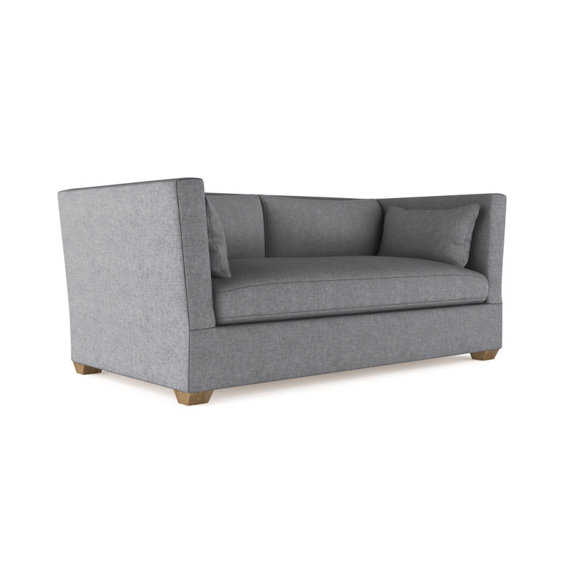 Canapé Rivington, Peluche velours pierre ponce, H 31 po x l 84 po x P 37 po, Naturel