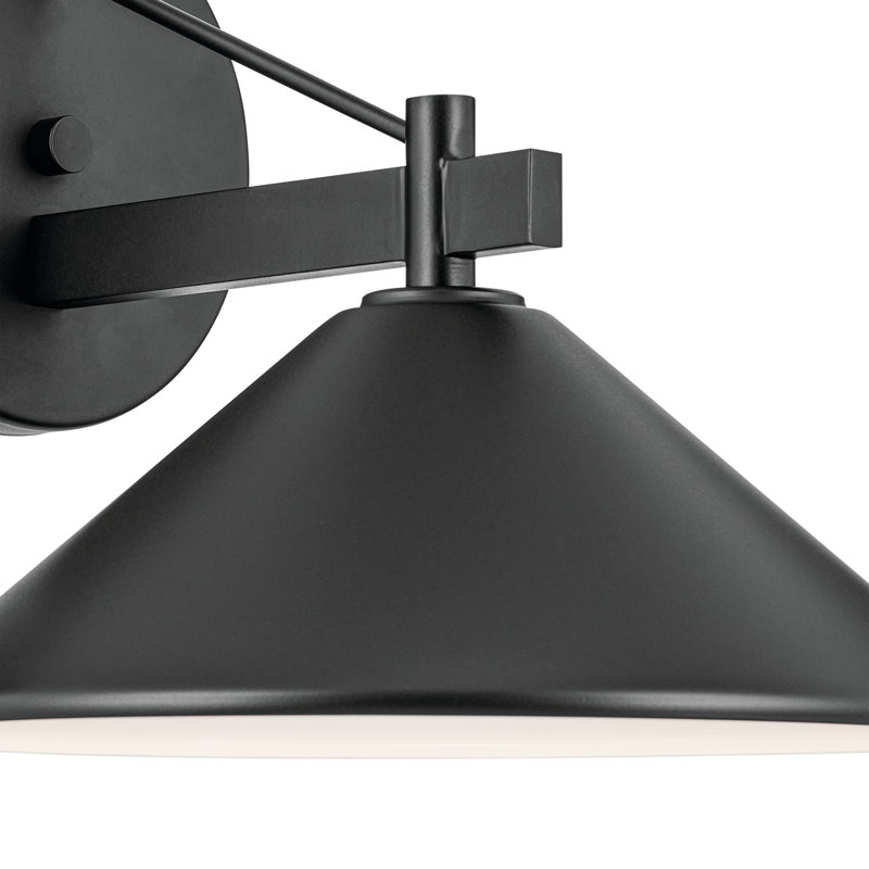 Zalia Aluminum Wall Light, 10" H x 12" W x 13" D