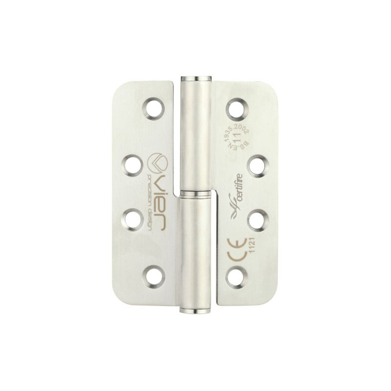 10.2cm H x 7.6cm W Single Door Hinge