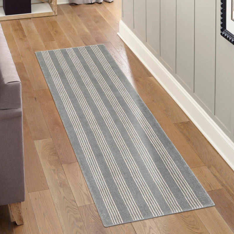 Tapis en laine naturelle Jill Zarin Winchester, Tapis de couloir 3 pi 3 po x 10 pi