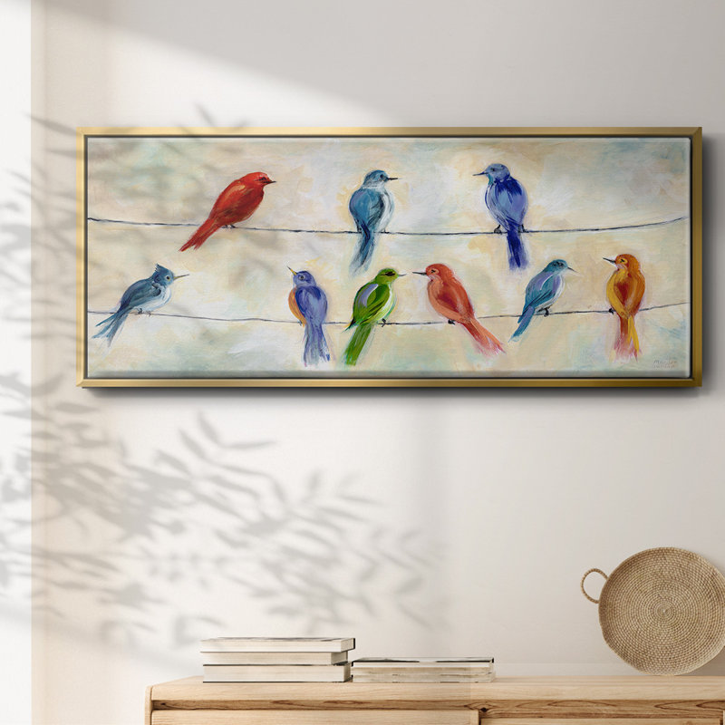 Chatter- Framed Canvas