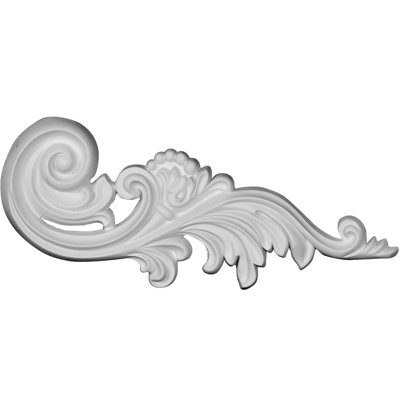 Medway 4.88'' H x 11.88'' W x 0.875'' D Urethane Onlay Scroll