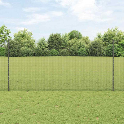 Vidaxl Fence With Posts Steel