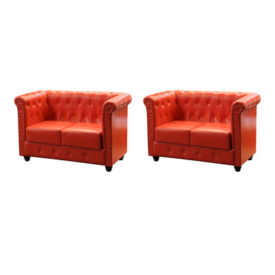 American Retro Restaurant Cafe Benches Faux Leather Upholstered Bench