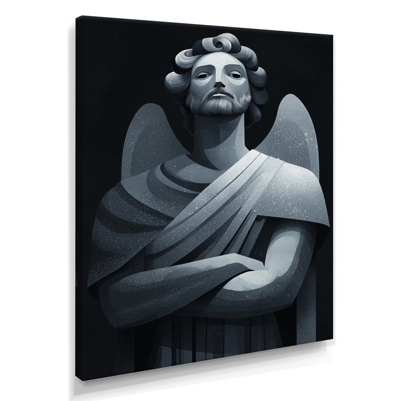 Hetton - Spiritual Wall Decor, H 32 po x l 16 po, Toile tendue, Ne s’applique pas