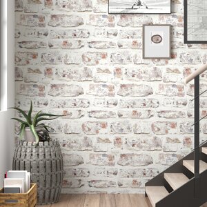 Eichelberger 34.45' x 20.87" Brick Wallpaper Roll