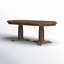 Emalie Extension Dining Table Vintage Brown