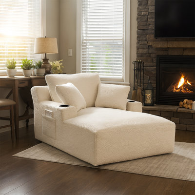 Oversized Chaise Lounge Chair – No Assembly Required