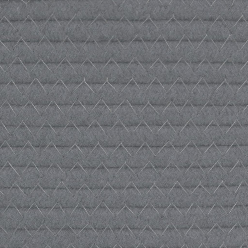 House Of Hampton Fabric Decorative Basket, Grey/White