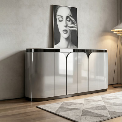 Modern Luxury Elliptical Classification Sideboard