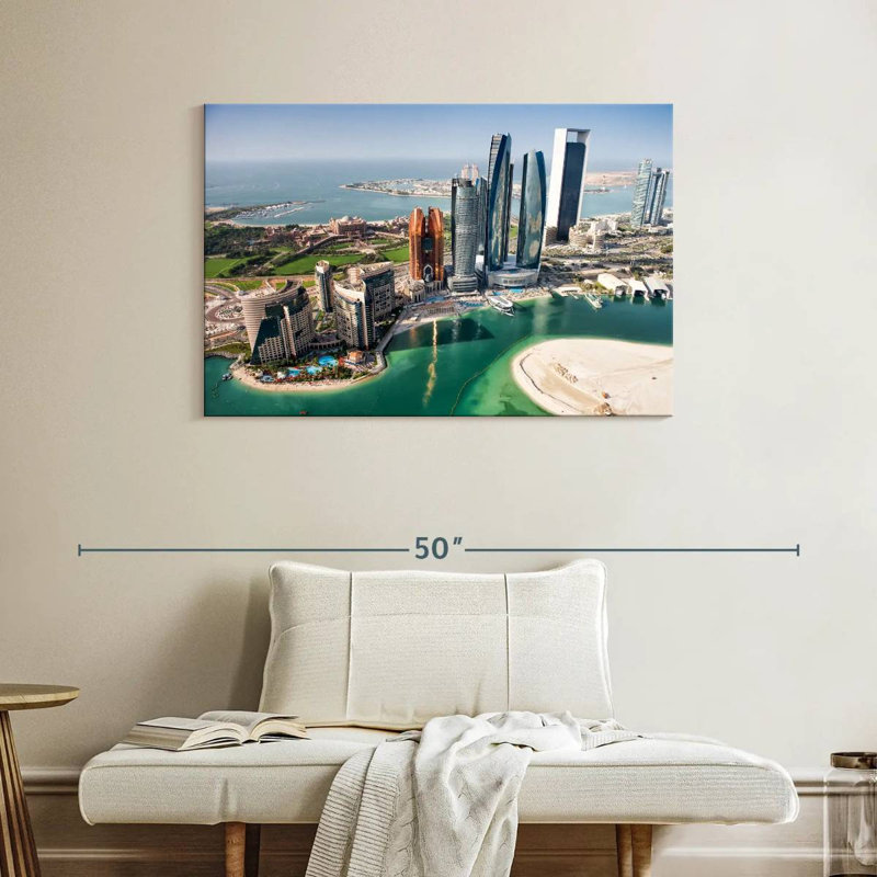 Abu Dhabi Structures, 26" H x 39" W