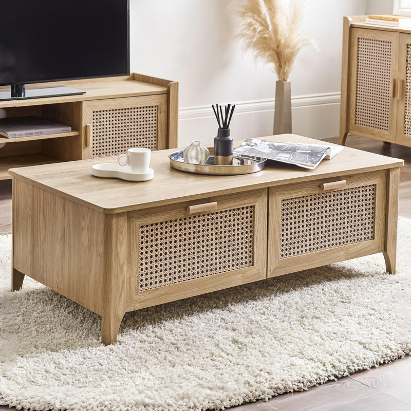 Alefiyah Four Leg Coffee Table with Storage