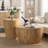 Bucket Shaped Coffee Table Set(Two-Piece Set)