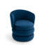 Upholstered Swivel Barrel Chair-622239479