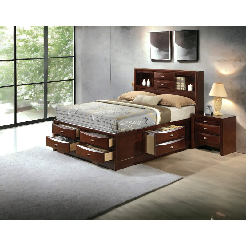 Grand lit avec rangement espresso Ireland, Espresso, Grand lit