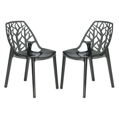Edgington Lightweight Stacking Accent Dining Chair for Indoor & Outdoor