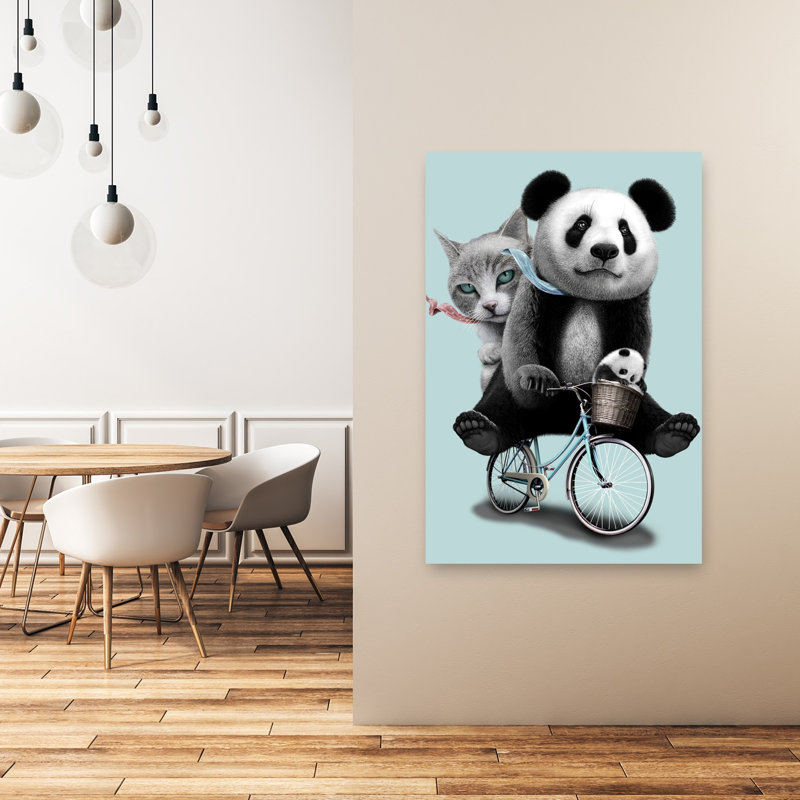 Reproduction d'art mural Panda, 48" H x 32" W