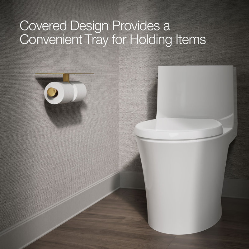 Components™ Covered Double Toilet Tissue Holder, Vibrant Brushed Moderne Brass