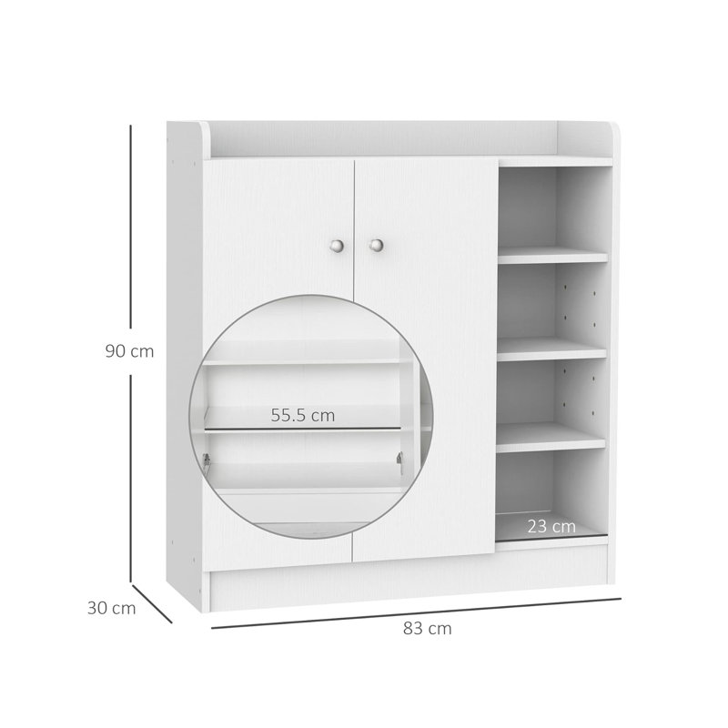 12 Pair Shoe Storage Cabinet