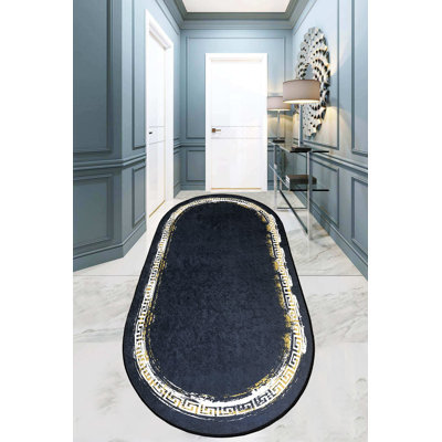 Premium Washable Area Rug, 100% Polyester, 4.0 x 6.0 Feet | 10 mm Pile Height, Non-Slip Dot Underside, Antibacterial | Machine Washable, Perfect for Living Room & Bedroom | Durable, Soft, and Easy to Maintain