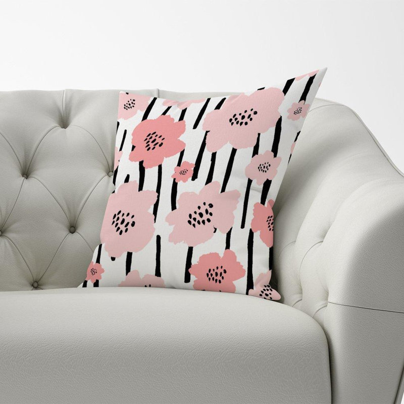 Vivianne Floral Square Cushion