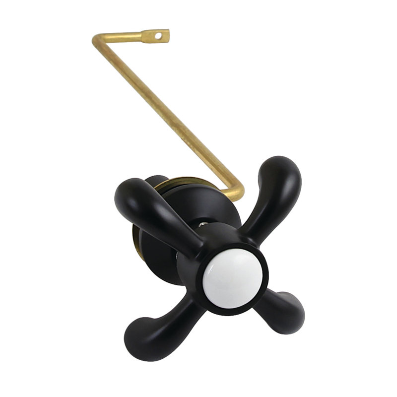 Kingston Brass French Country Side Mount Toilet Tank Lever, Matte Black