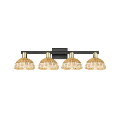 Natural Ballston Dome 2 Light Bath Vanity Light