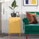 Cache Metal Locker End Table with Storage