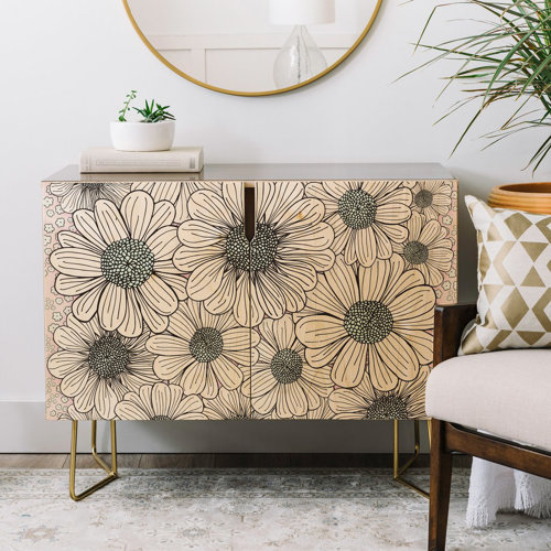 East Urban Home 38'' Solid Wood Sideboard | Wayfair