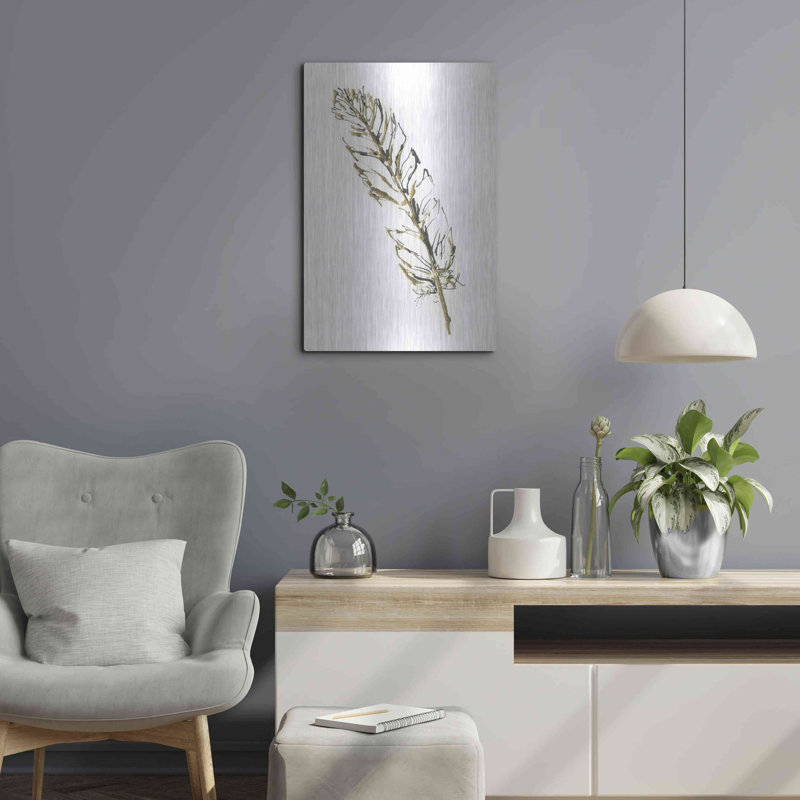 «Gilded Turquie Feather II» par Chris Paschke
