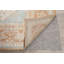 Tapis unique en laine noué à la main Oushak nouvel âge de 8 pi 8 po x 12 pi 5 po beige Avariella