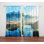 Panneaux de rideaux semi-transparents avec passe-tringle Beautiful Mountains and Blue Lake
