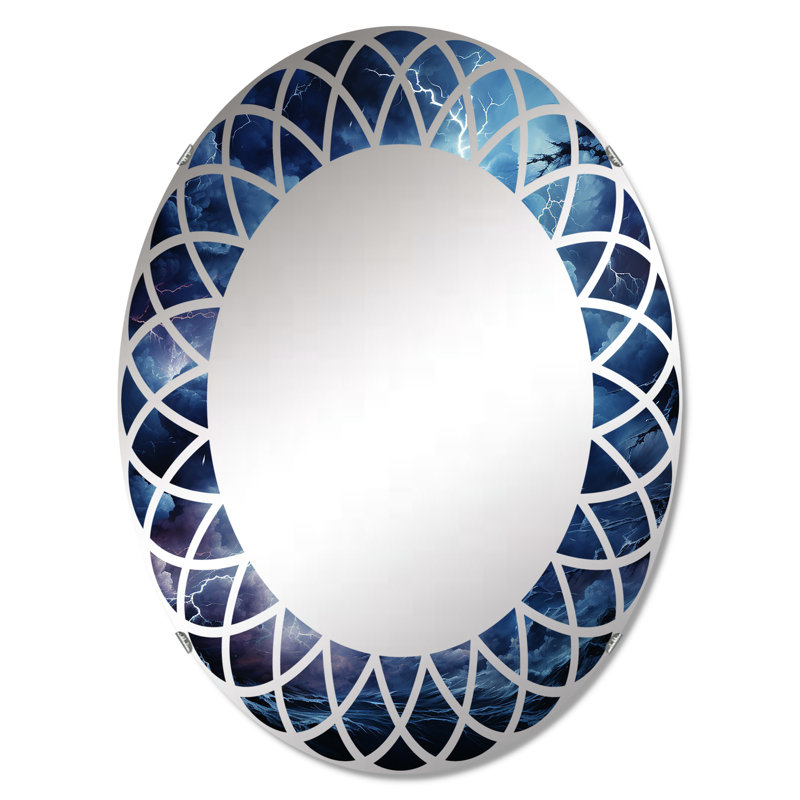 Younker - Miroir mural paysager ovale, 36 po x 24 po