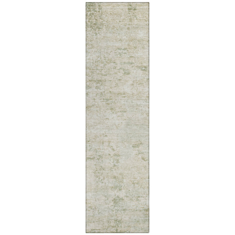 Machine Washable Indoor/Outdoor Xhevrie ACN1723 Linen Rug