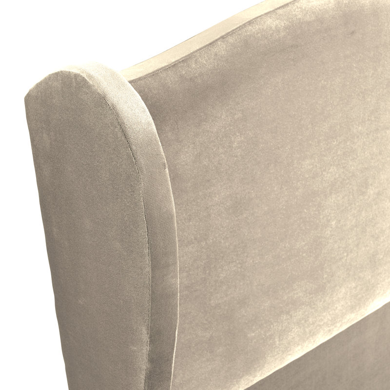 Felicity Upholstered Headboard, Beige, Kingsize (5')