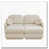 Crème beige + 2 sièges + 2 chaises