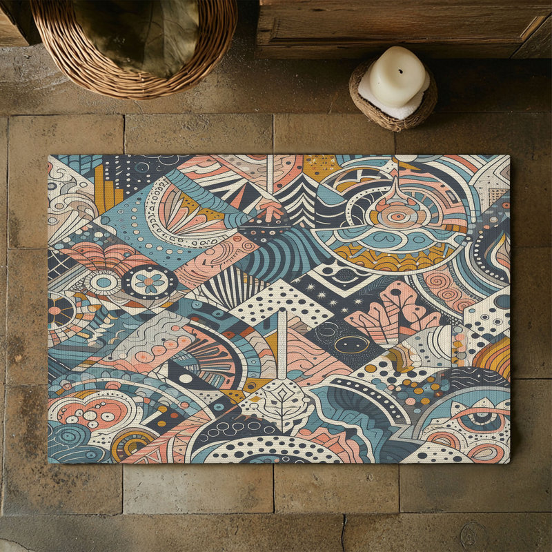 Tapis tressé chromatique, Rectangulaire 3 pi x 5 pi
