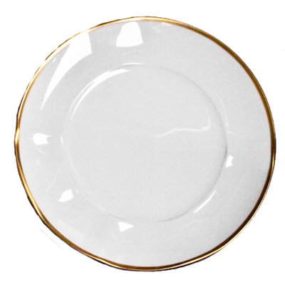 Simply Elegant Porcelain Salad/Dessert Plate