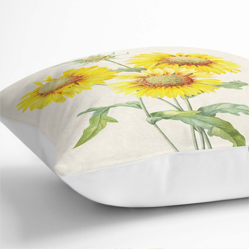 Square Throw Cushion, 55 x 55 cm, White