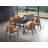 Eliora Black Finish Dining Table