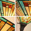  Lampe torchère sur pied à 1 lumière de style Tiffany FIRman -1637457390-1637457389