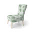 Chaise d'appoint Floral - chaise d'appoint verte Soft Palms-458995559