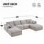 Canapé modulaire Instant Comfort avec sièges extra profonds et coussins luxueux sans assemblage pour une détente ultime-923685521