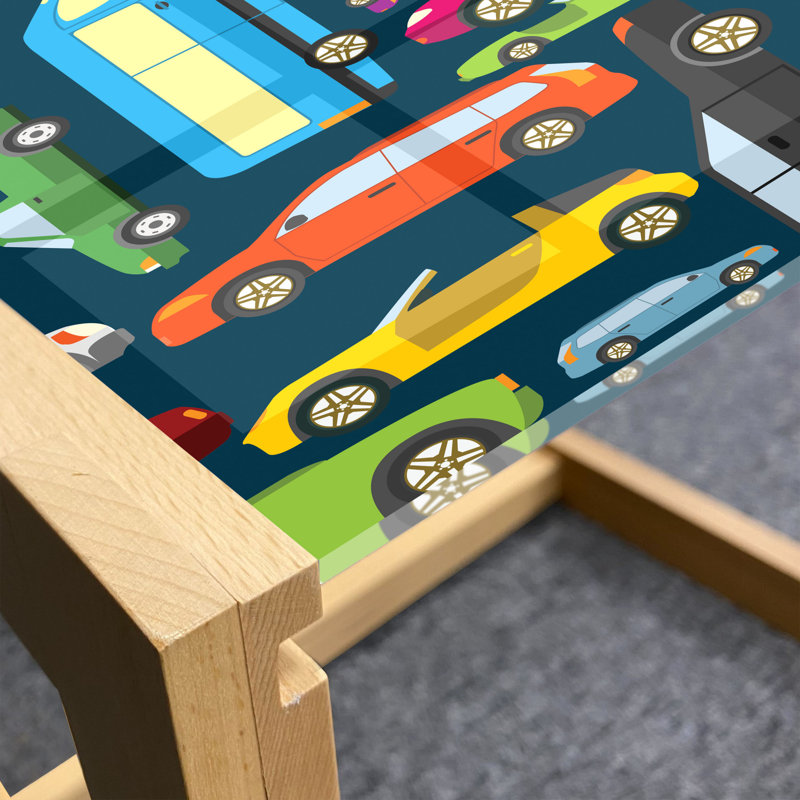 Jainam Trestle Coffee Table, 40cm H x 91cm W x 62cm D