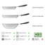 Kempston Ceramic Non-Stick Frying Pan Set
